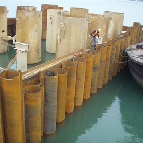 承德钢护筒现场安装